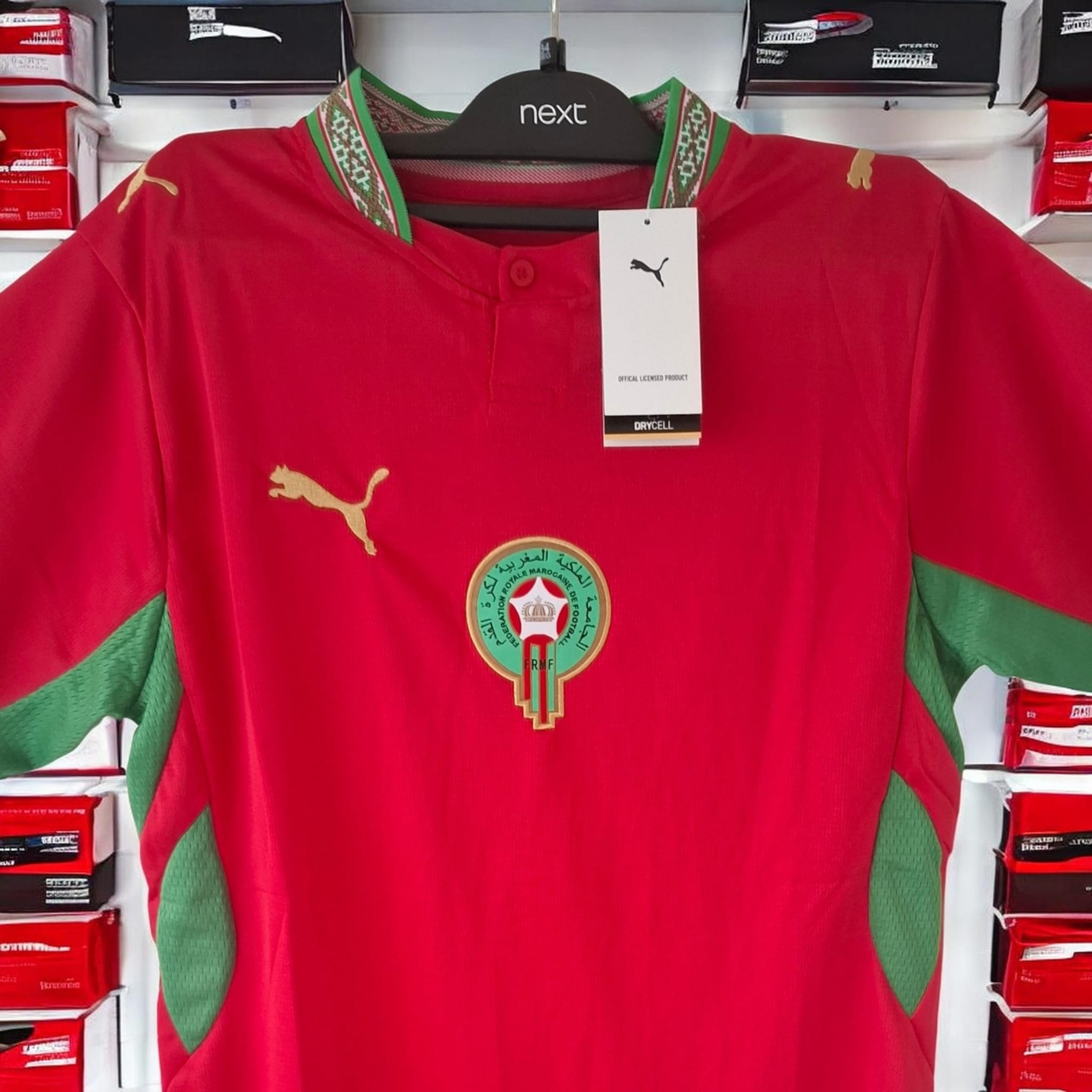 Morocco Football Tee shirt